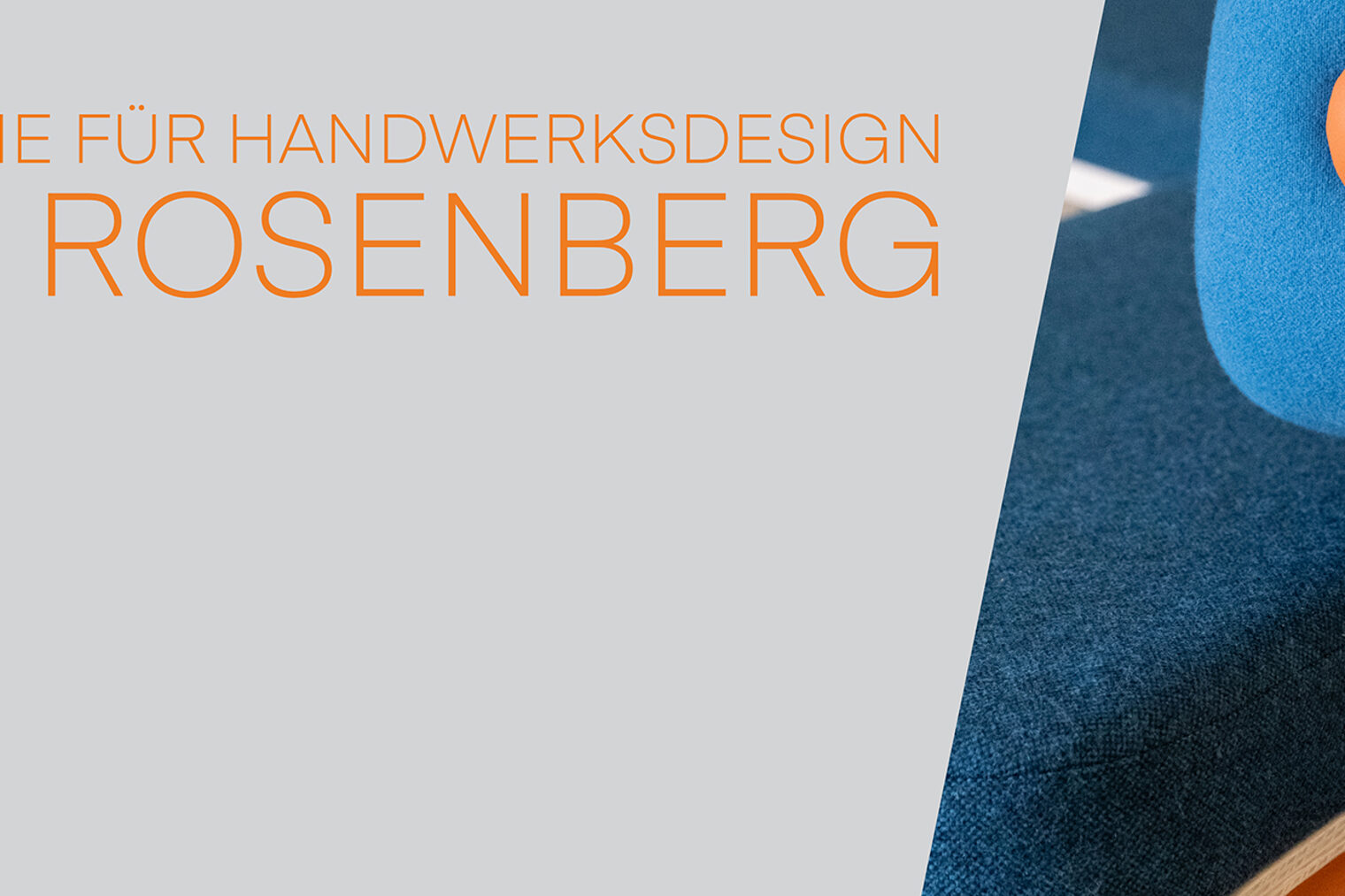 Flyer: Tag der offenen Tür an die Akademie für Handwerksdesign - Gut Rosenberg 15.11.2025
