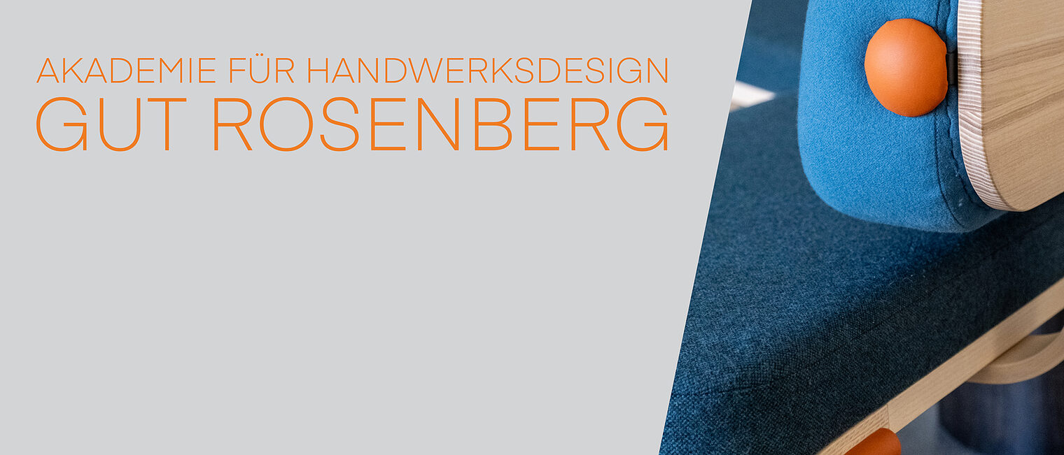 Flyer: Tag der offenen Tür an die Akademie für Handwerksdesign - Gut Rosenberg 15.11.2025