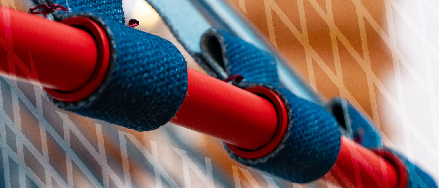 Dateilansicht einer Gummiband-Spannung für eine Plosterung